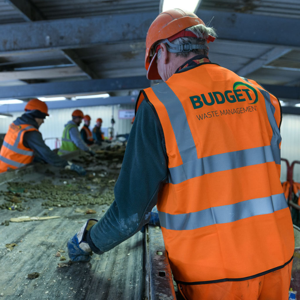 Waste Management - Recycling picking line