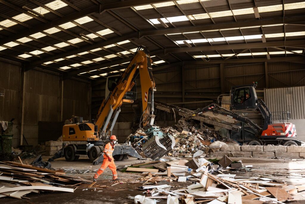 Waste Management - Recycling collection site